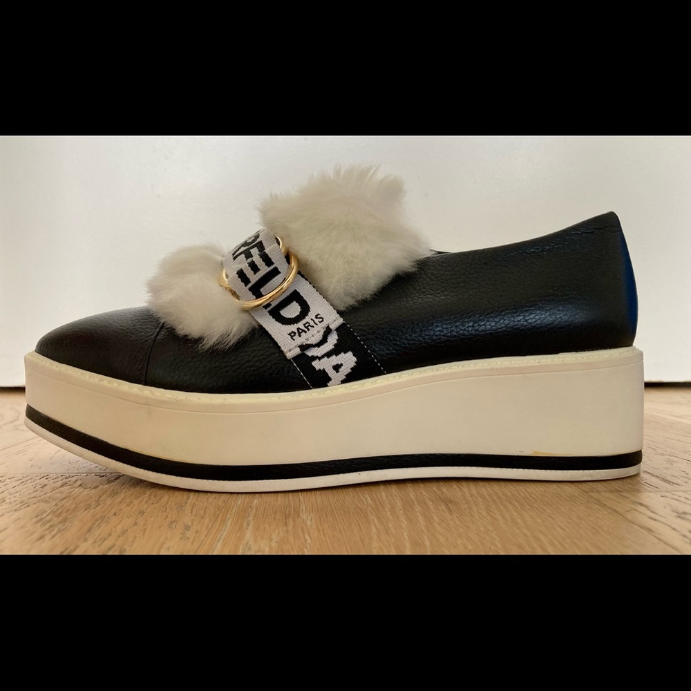 Karl Lagerfeld platform slip on sneaker